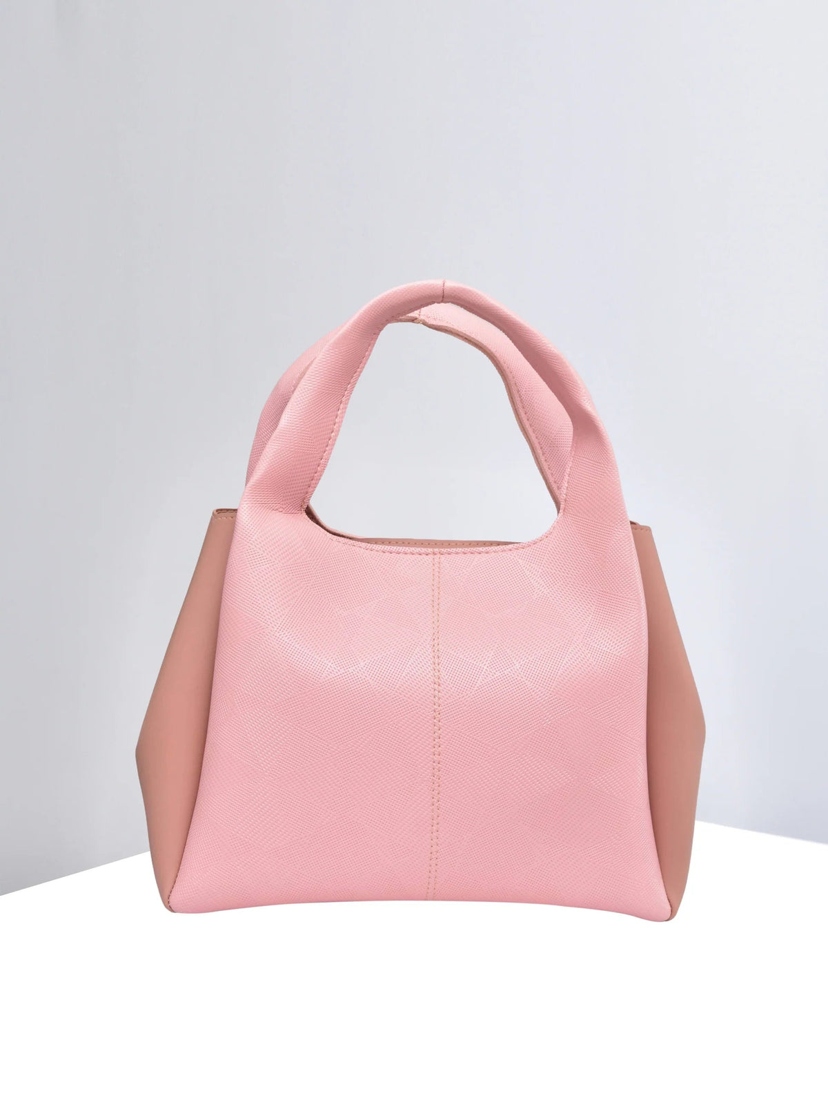 Women's Pink Structured Top Handle Handbag - image 1