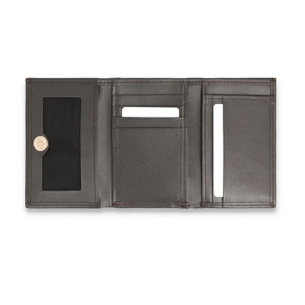 Black Foldover Bifold Wallet