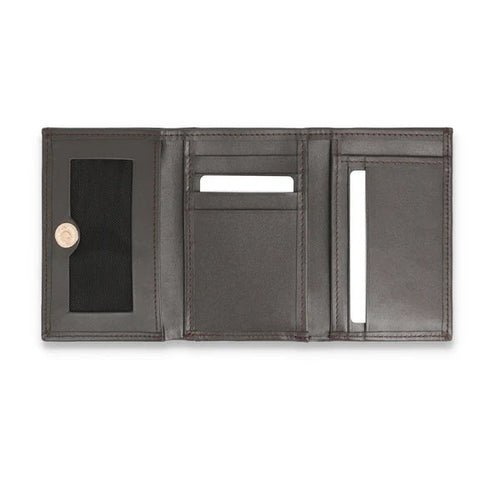 Black Foldover Bifold Wallet