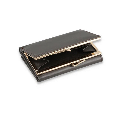 Black Frame Clutch Wallet