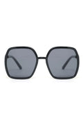 Women's Black Square Frame Sunglasses