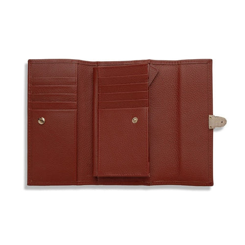 Burgundy Flap Wallet