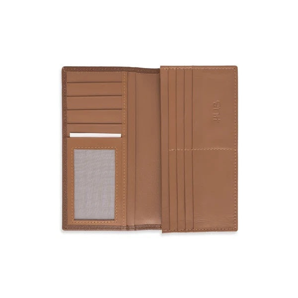 Tan Multi-Slot Bifold Wallet