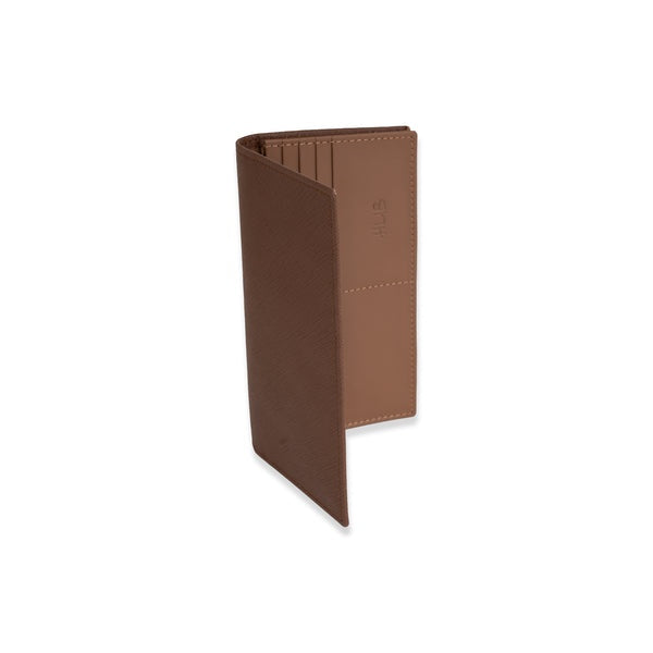 Tan Multi-Slot Bifold Wallet